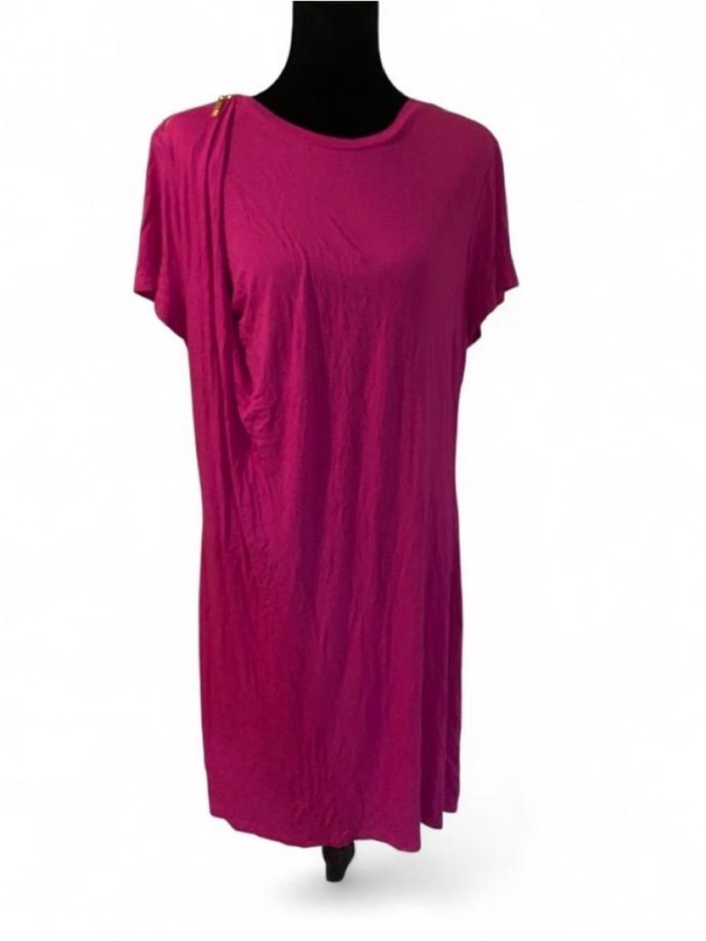 Ivanka Trump Fuchsia Short-Sleeve T-Shirt Dress